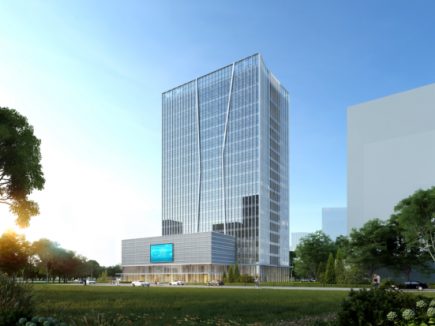 九州酷游ku游大厦，主体结顶！